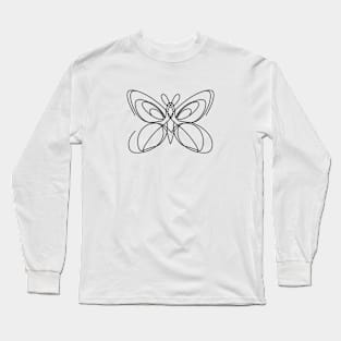 Butterfly Line Long Sleeve T-Shirt